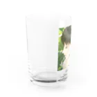 たまたまの横顔と薔薇 Water Glass :left