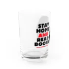 SAIWAI DESIGN STOREのアマビエ （STAY HOME AND READ BOOKS） Water Glass :left