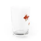 羊歯のゆれる金魚 Water Glass :left