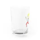 あいこシャキーンの幸運を祈る金髪ロング少女 Water Glass :left