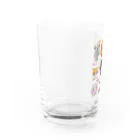 サタケ商店🐅🍛のSave the wild life(100円寄付) Water Glass :left