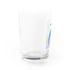 TOMO工房のグラスのカワセミ Water Glass :left