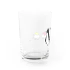 nidone.worksのかきごおり巡行する夏のペンギン Water Glass :left