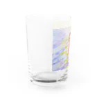 せど はるなのSUZURI shopの「花さかこども」 Water Glass :left