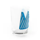 MITSUGI yosukeの山山ブルー Water Glass :left