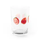 さとろくのいちごグラス Water Glass :left