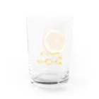 そらまめの何でもレモン入りになる Water Glass :left