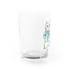 SWEET＆SPICY 【 すいすぱ 】ダーツのダーツする白猫🎯 Water Glass :left