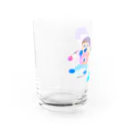  ぽにぽに通信ショップの暑いからアイス食べよっと Water Glass :left