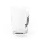 Kay Skedrawdle_art_shopのhonobono panda Water Glass :left