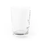 SANKAKU DESIGN STOREの宇宙からの交信。CHANNELING.B 黒 Water Glass :left