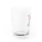 にぎやかな筆圧のこぶた・たぬき・きつね・ねこ Water Glass :left