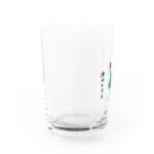 まりりそのウサかえるさんとクリームソーダ(文字あり) Water Glass :left