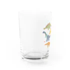 あおきさくらの夏の恐竜たち Water Glass :left