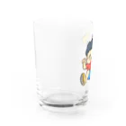 あきた あもうの飛出注意くん Water Glass :left