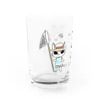 けんち蛍のSUMMERにゃんこ Water Glass :left