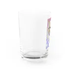 ねことお休みどころ　しらたまの【シャム氏】クリアコップ Water Glass :left