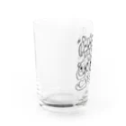 たなかしんのおみせの愛すべき鼻ぺちゃ犬 Water Glass :left