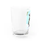 machiko kのエサまちのペンギン Water Glass :left