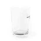 メガネ@バーガーけんきゅういんのHambuger Lab. Logo 3 Water Glass :left