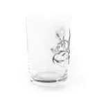 平井肉助(Rudy)の抽象画グラス Water Glass :left