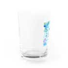 NINEのおさかな 水彩 Water Glass :left