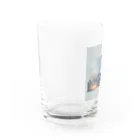 えにわりんこのスズリのうたえる空 Water Glass :left