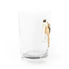 kiichacoの-猫- 左手を暖めるはっさく Water Glass :left