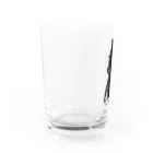 hossy nakkieのゴリラのゴッさんメイン Water Glass :left