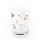 ずっこ（zucco.)のシェルティのおやこ Water Glass :left