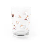 ずっこ（zucco.)のシェルティのおやこ Water Glass :left