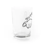 ネコッチ＿k(*´ω｀*)のワン!ピョン Water Glass :left