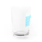 すいすいおよぐのプールの女の子 Water Glass :left