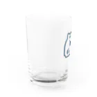 It is Tomfy here.の和み処 ずんぐり ネイビー Water Glass :left