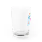 しづくの涼しげな夏の花 Water Glass :left