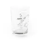 nawoko-yaの猫文字ねこ Water Glass :left