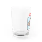 うさぎまるえkawaiishop のくまコロりん『NO３密』 Water Glass :left