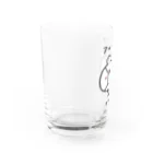 うさぎまるえkawaiishop のくまコロりん『アベノマスク使ってる？』 Water Glass :left