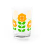 菊地わやのレトロいぬ（文字入り） Water Glass :left