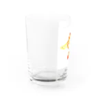 ねむいさかなのお店のピラルク　ドット Water Glass :left