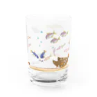 くろふぁのキス釣りとなかまたち Water Glass :left