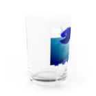 Thank you for your timeの鯨 mammal Water Glass :left