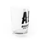 SANKAKU DESIGN STOREのAsian Lives Matter。 黒 Water Glass :left