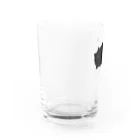 ニャポハウス（NEKO）の黒猫ニャポポさん Water Glass :left