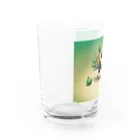 猫族＊犬族の部屋の猫族＊犬族の部屋『孔雀の言いぶん』 Water Glass :left