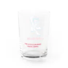 東高円寺U.F.O.CLUB webshopのU.F.O.CLUBオリジナルグラス【VOCAL DEPPA ver.】 Water Glass :left