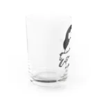 山本啓太さんのSUZURIショップのネコブラのグラス グラス左面