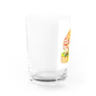 𝘼  yunaの目隠しハンバーガー Water Glass :left