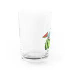 Bebetanのスイカとジンベイザメ Water Glass :left