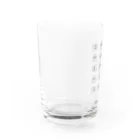 ろろろ工房のまおちゃんモノグラム Water Glass :left